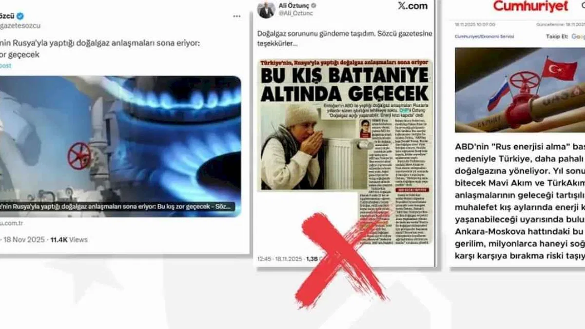 'Rus gazı kesiliyor, enerji krizi kapıda' iddialarına yalanlama