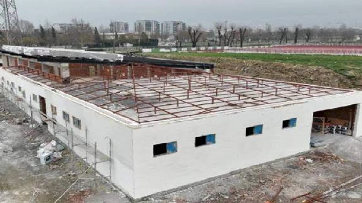 Bursa'da 'Okçuluk Salonu'nda çalışmalar hızlandı