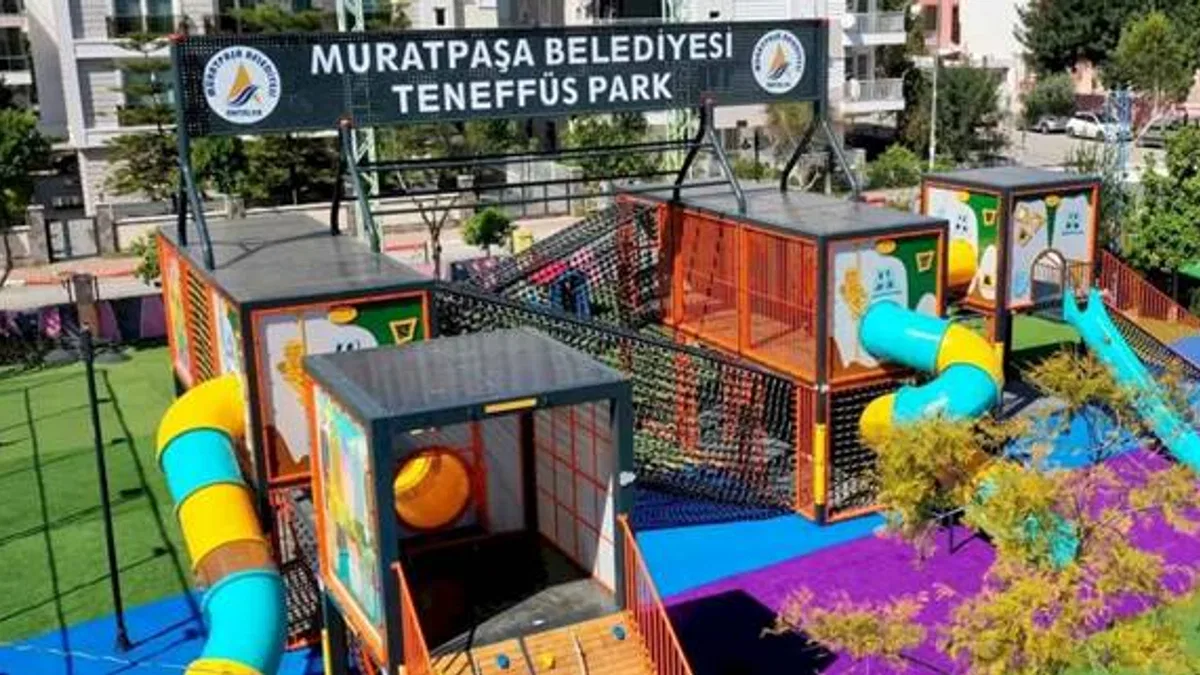 Antalya'da Teneffüs Park’a yeni oyun parkuru