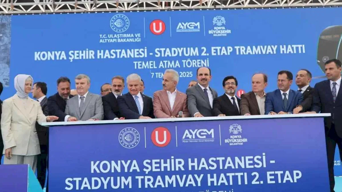 Konya’ya yeni tramvay hattı