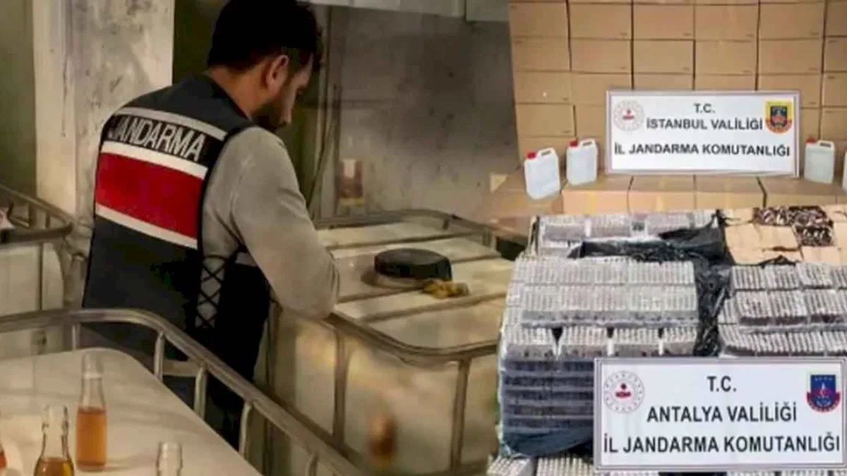 81 ilde sahte alkol operasyonu... 62 bin litre alkol ele geçirildi