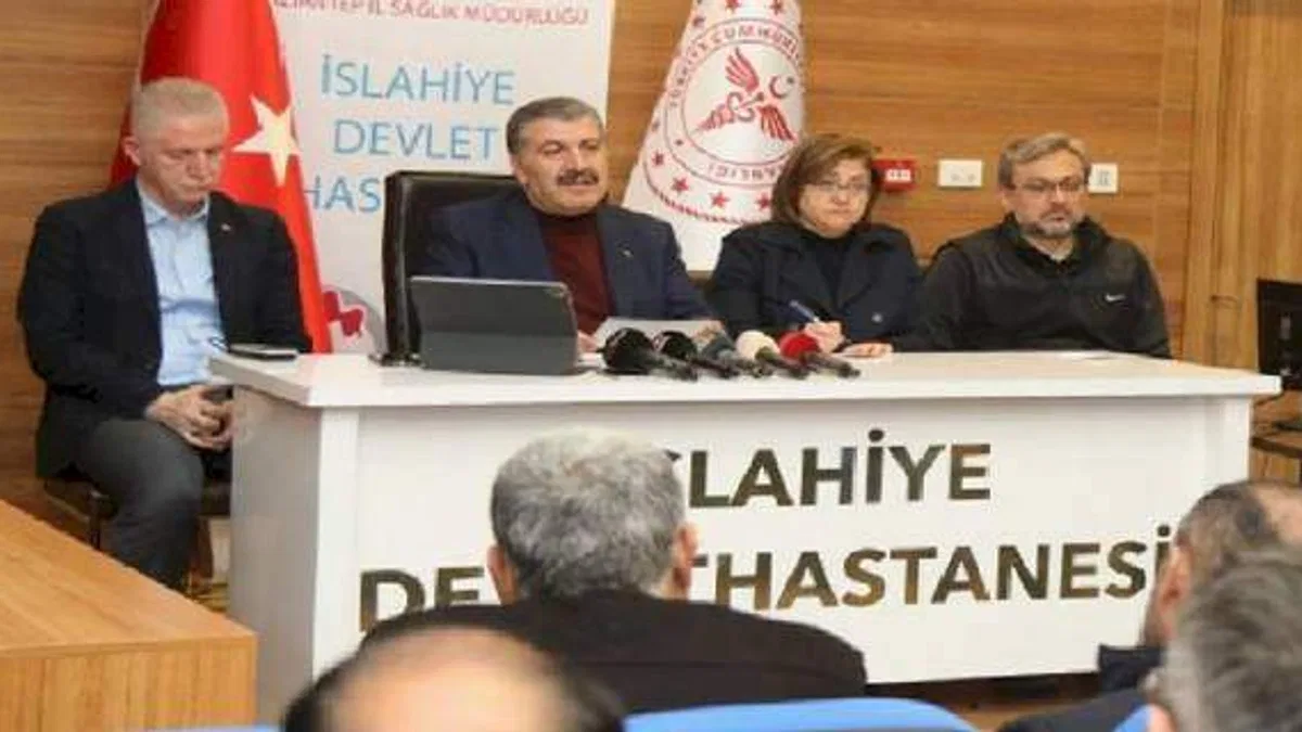 Bakan Koca Gaziantep'in analiz sonuçlarını açıkladı