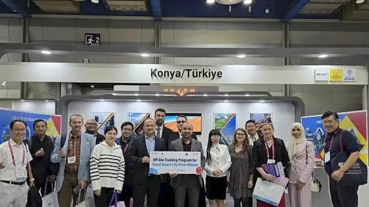 Konya Büyükşehir'in Akıllı Şehir Projeleri Seul'deki Akıllı Şehir Fuarı'nda İlgi Gördü