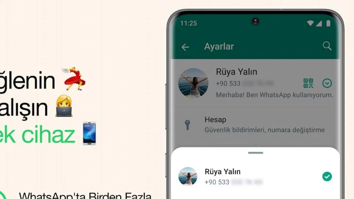 WhatsApp, Birden Fazla Hesap Kullanma Özelliğini Aktif Etti