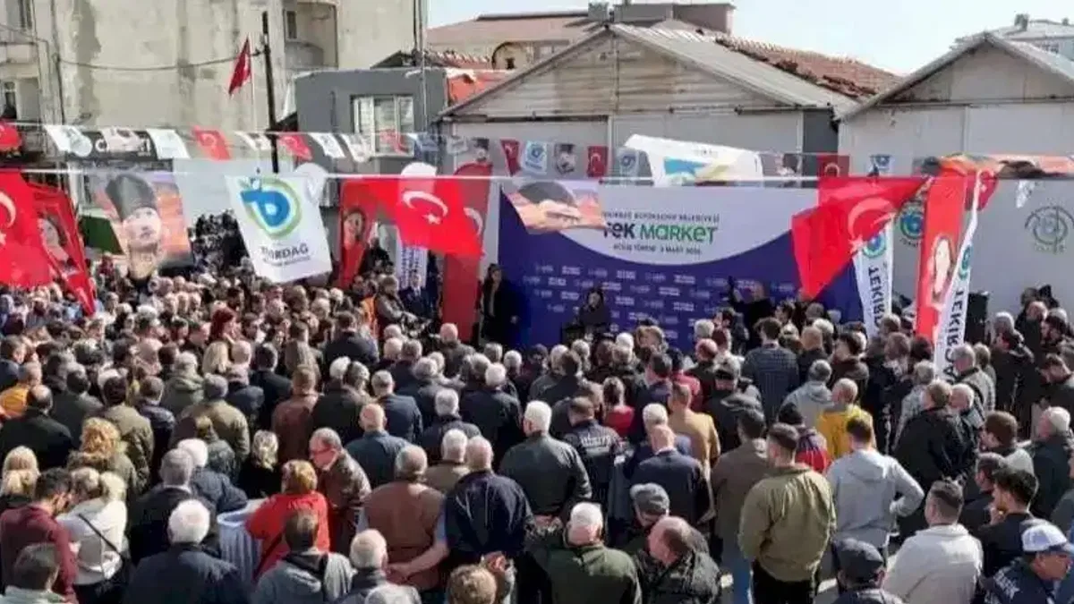 Tek market dayanışma zinciri Şarköy'de büyüyor