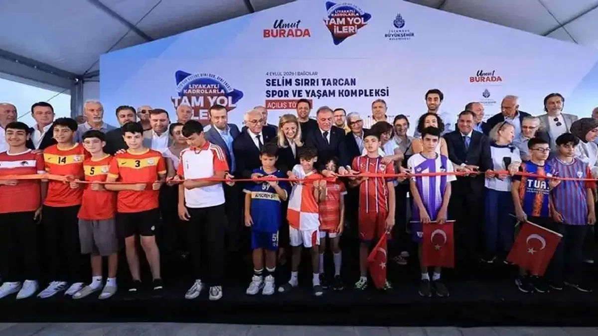 İstanbul'da Selim Sırrı Tarcan Spor ve Yaşam Kompleksi hizmete açıldı