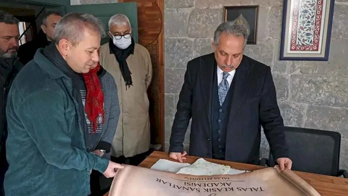 Kayseri Talas'ta Klasik Sanatlar Akademisi kuruluyor