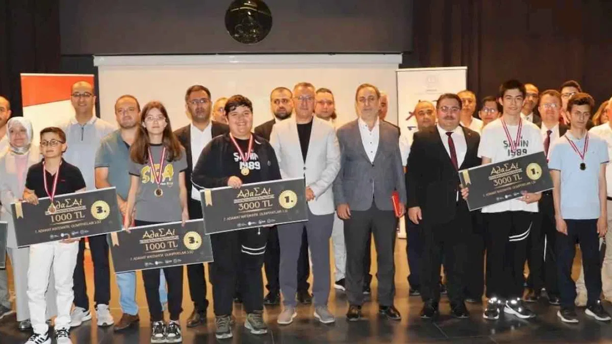 7. Adamat Matematik Olimpiyatları ödül töreni düzenlendi