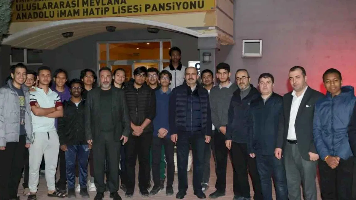 Konya'da uluslararası öğrencilerle sahur buluşması