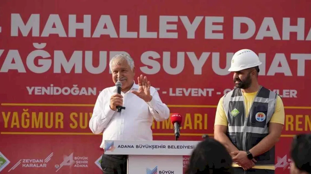 Adana Büyükşehir'den 4 mahalleye altyapı hizmeti