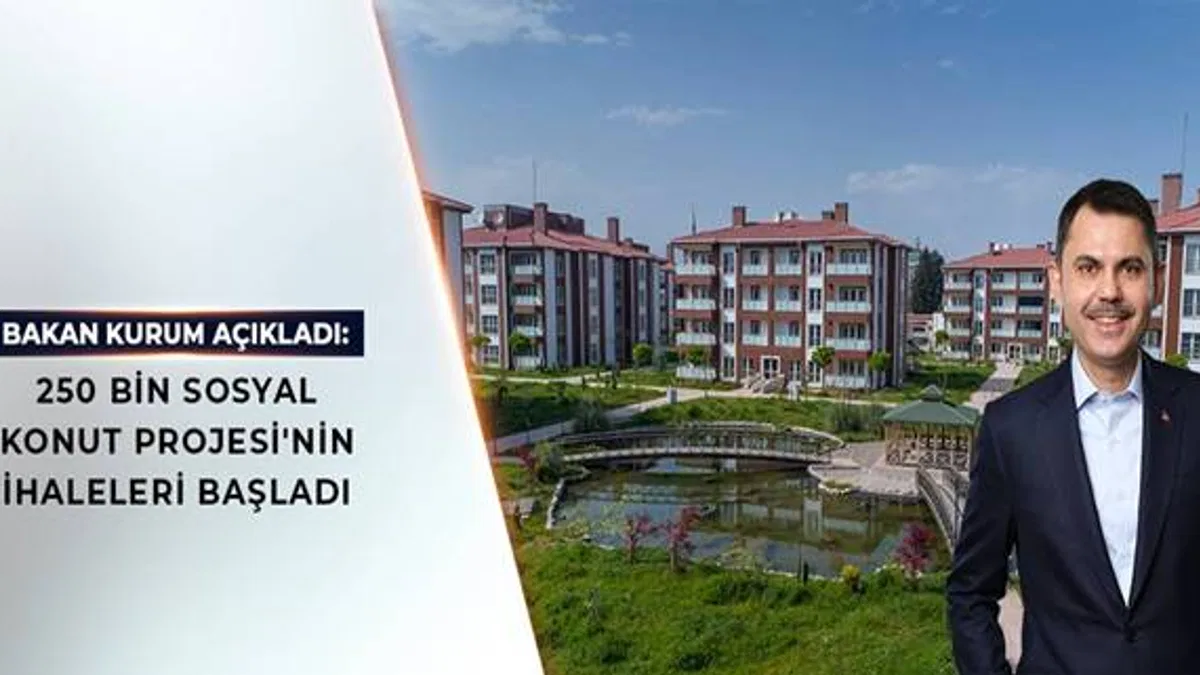Yeni sosyal konut projesi geliyor