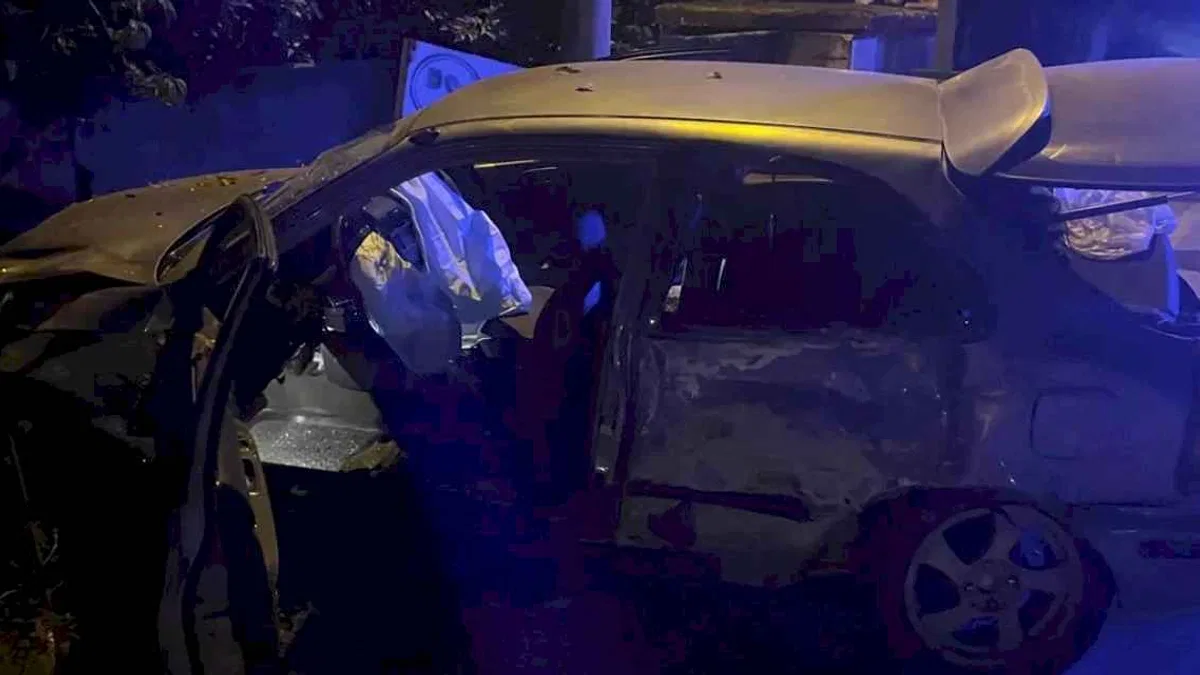 Polisten kaçan sürücü kaza yaptı; 3 kişi yaralandı