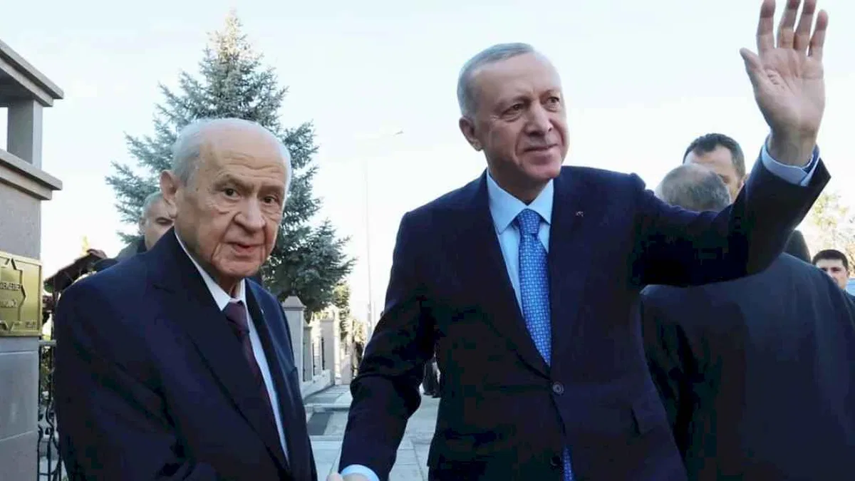 Cumhurbaşkanı Erdoğan Bahçeli ile buluştu