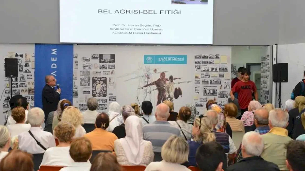 Nilüfer'de Sağlık Buluşmaları’nda bel sağlığı konuşuldu