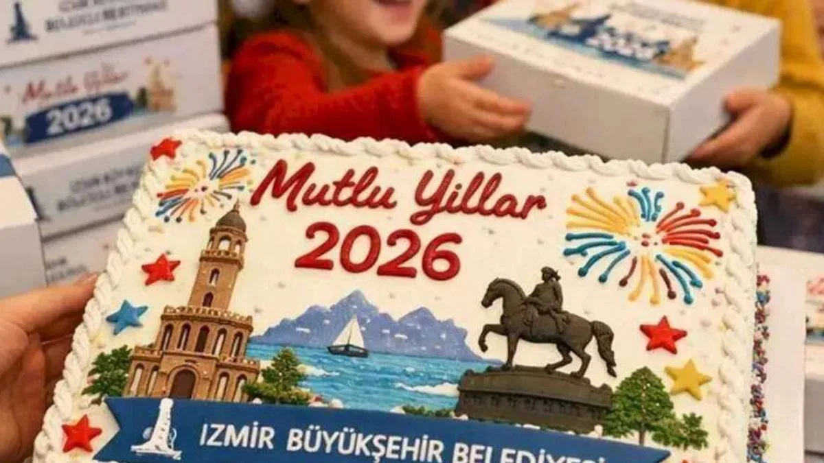 İzmir'de yeni yıl pastaları bu yıl da Büyükşehir’den