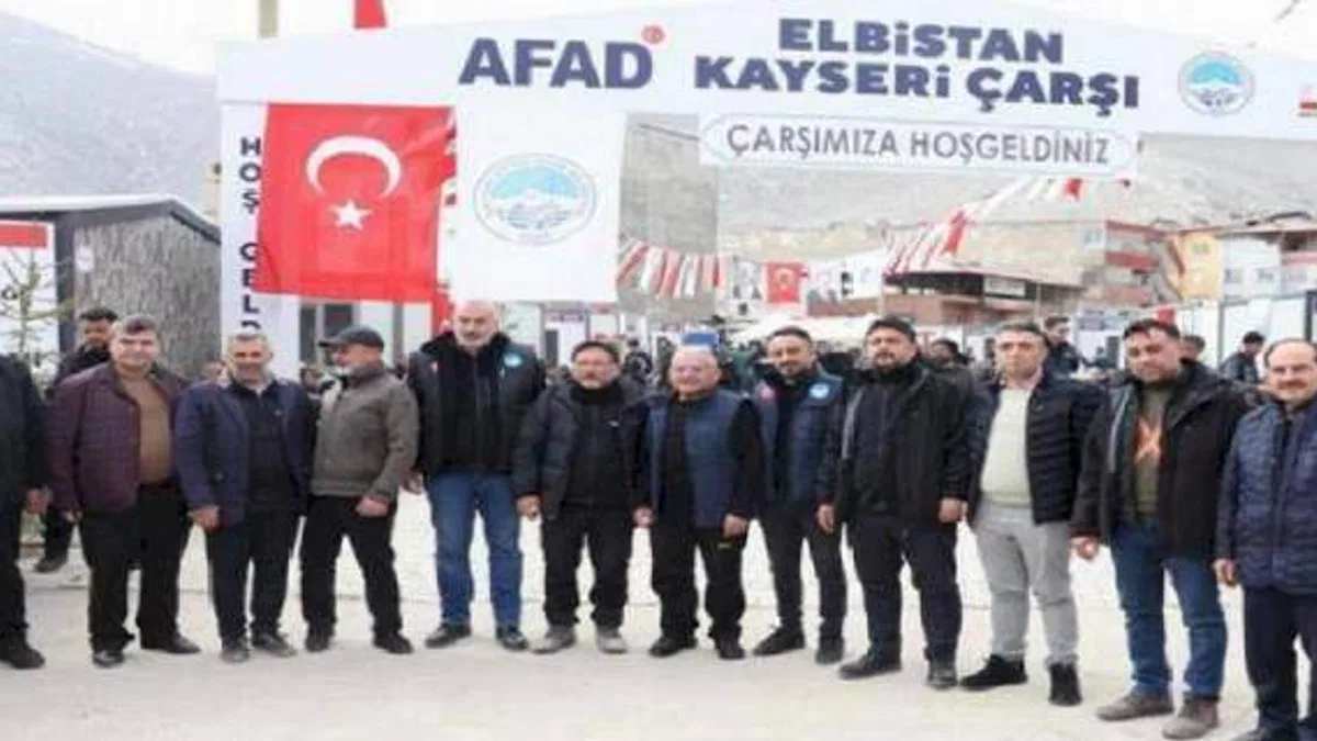 Elbistan Kayseri Çarşısı'nda Büyükkılıç turu