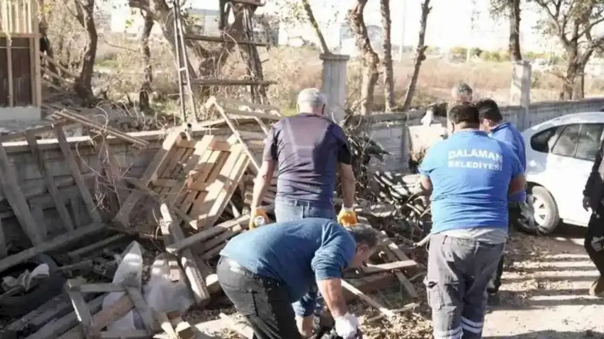 Muğla Dalaman’da 25 bin ton atık toplandı