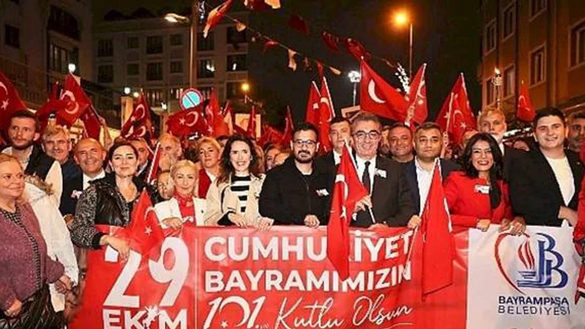 Bayrampaşa'da 101 yıllık coşku, 101 yıllık gurur