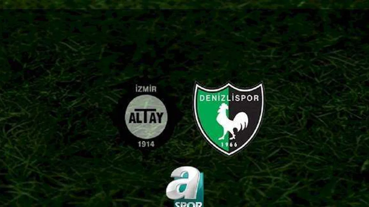 Altay - Denizlispor maçı ne zaman, saat kaçta ve hangi kanalda? | TFF 1. Lig