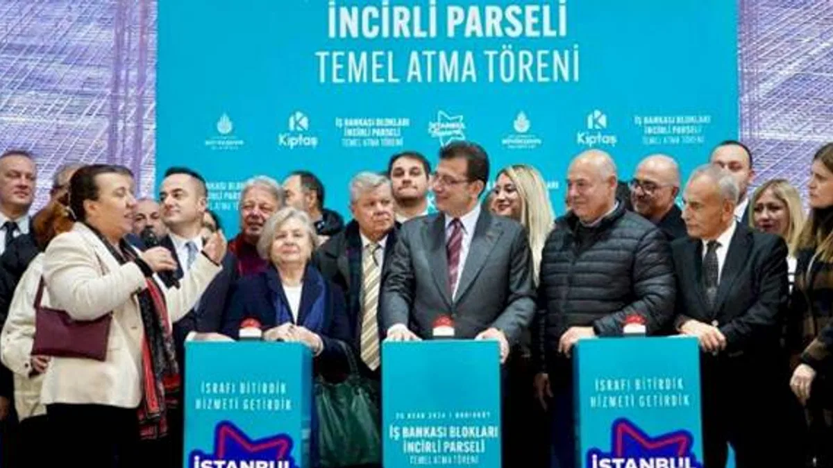 İstanbul Bakırköy'de kentsel dönüşüme temel