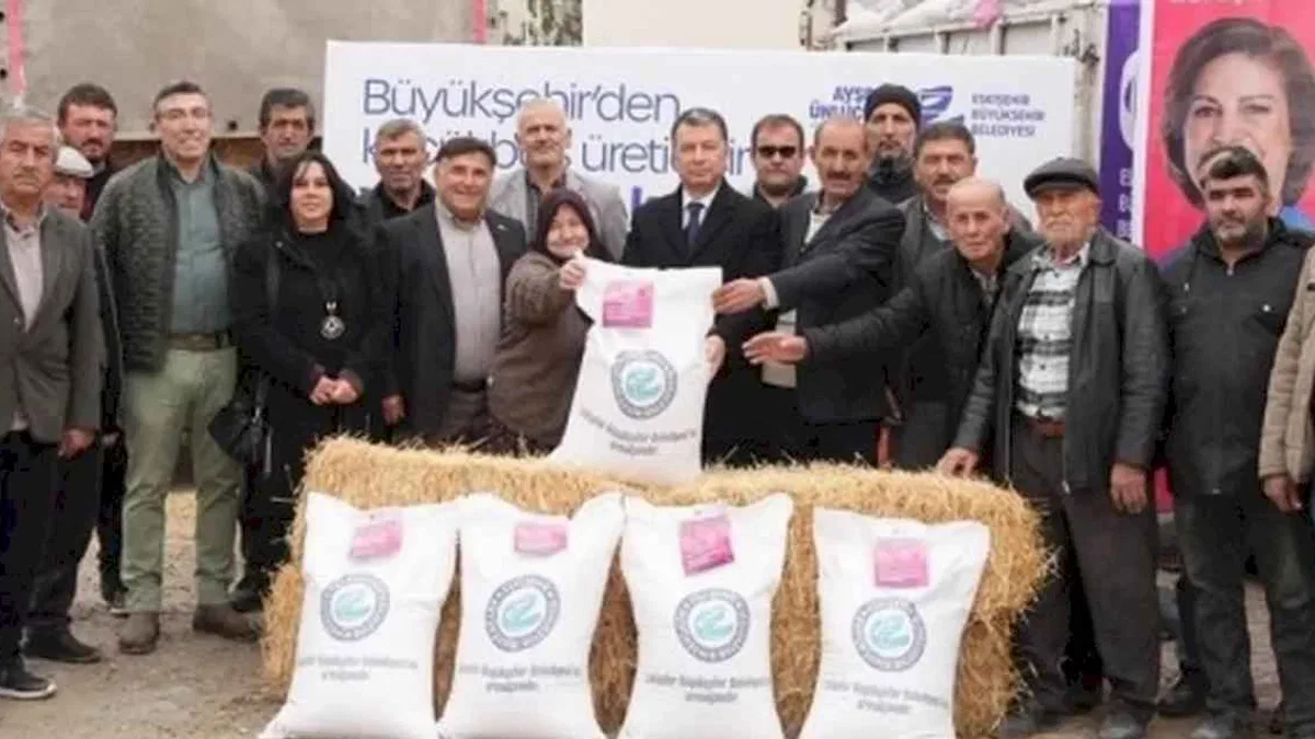 Eskişehir'de Günyüzü’ndeki üreticilere destek