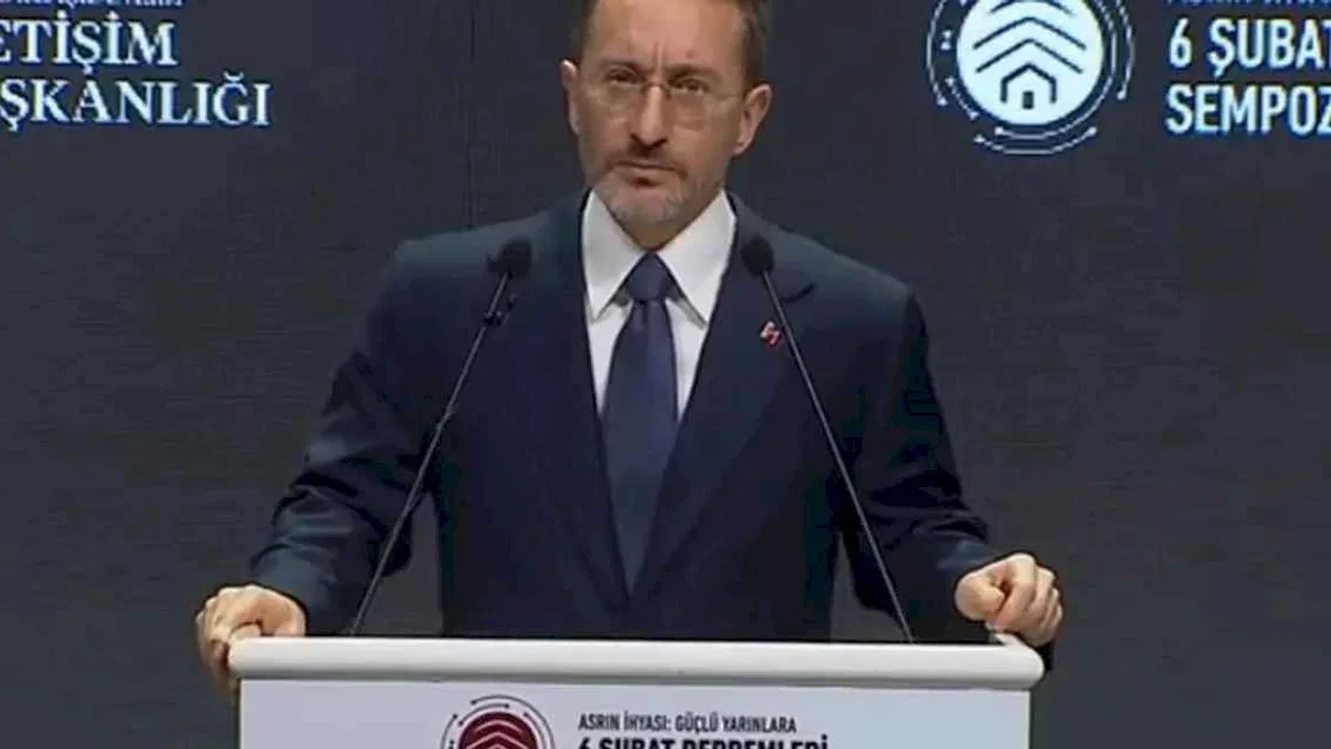 İletişim Başkanı Altun: Dezenformasyonla mücadeleyi afet sırasında da sürdürdük