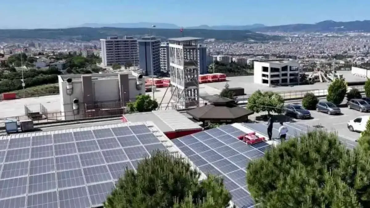 İzmir GES'le yıllık 13 milyon TL tasarrufta