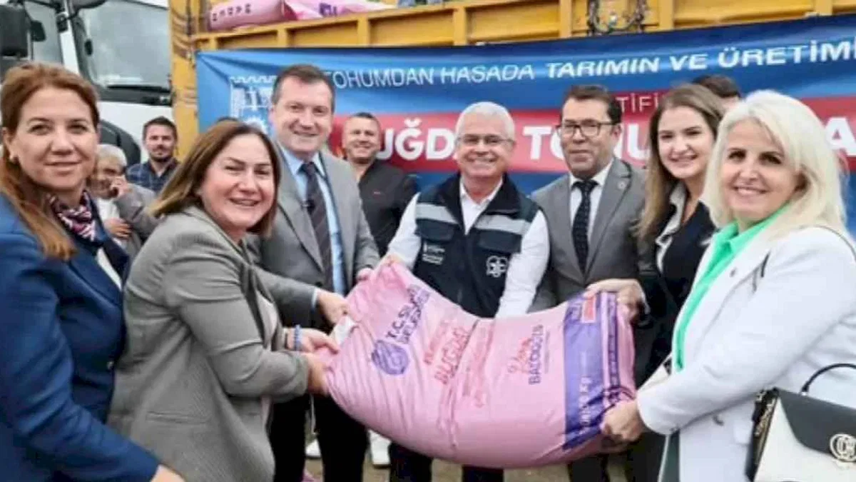 Silivri’de 200 Üreticiye 40 Ton Buğday Tohumu Teslim Edildi