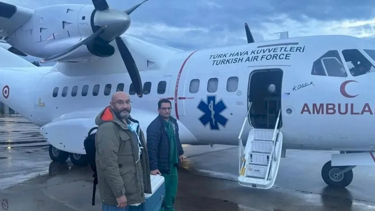 Türk Hava Kuvvetleri’nden hayat kurtaran uçuş