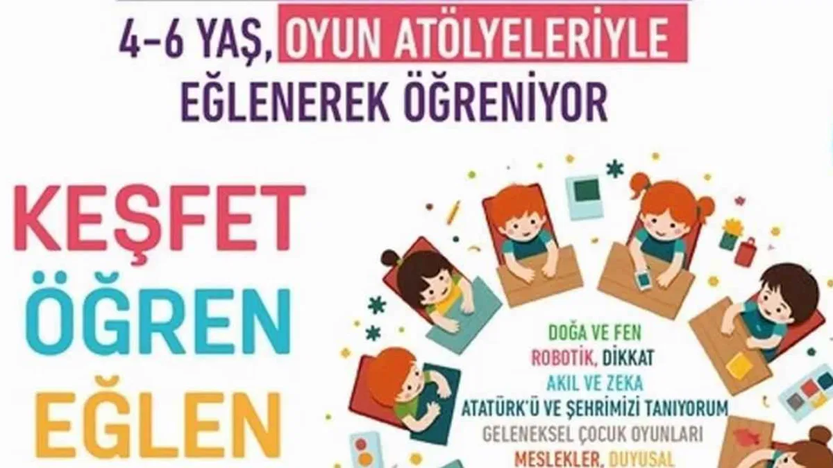 Denizli Büyükşehir'den çocuklara özel atölyeler