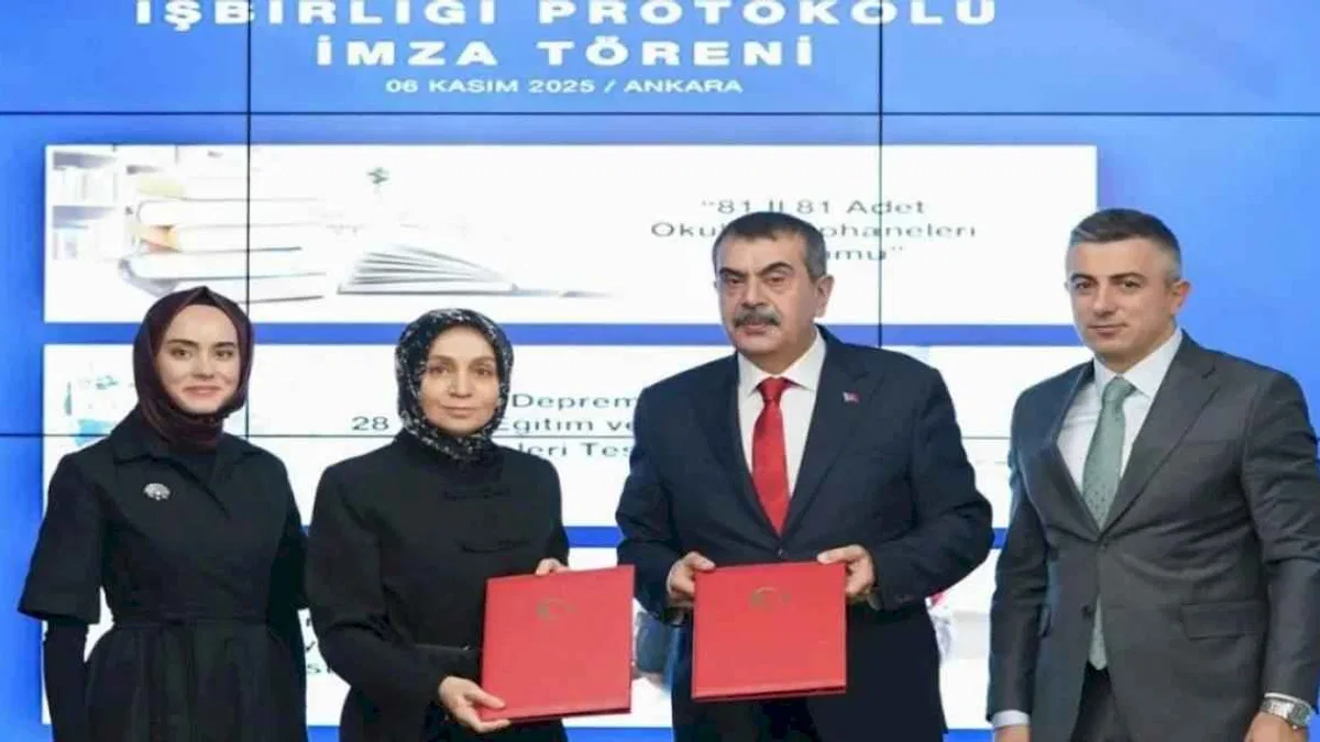 MEB'den okullarda kütüphane kurulumuna ilişkin vakıf iş birliği