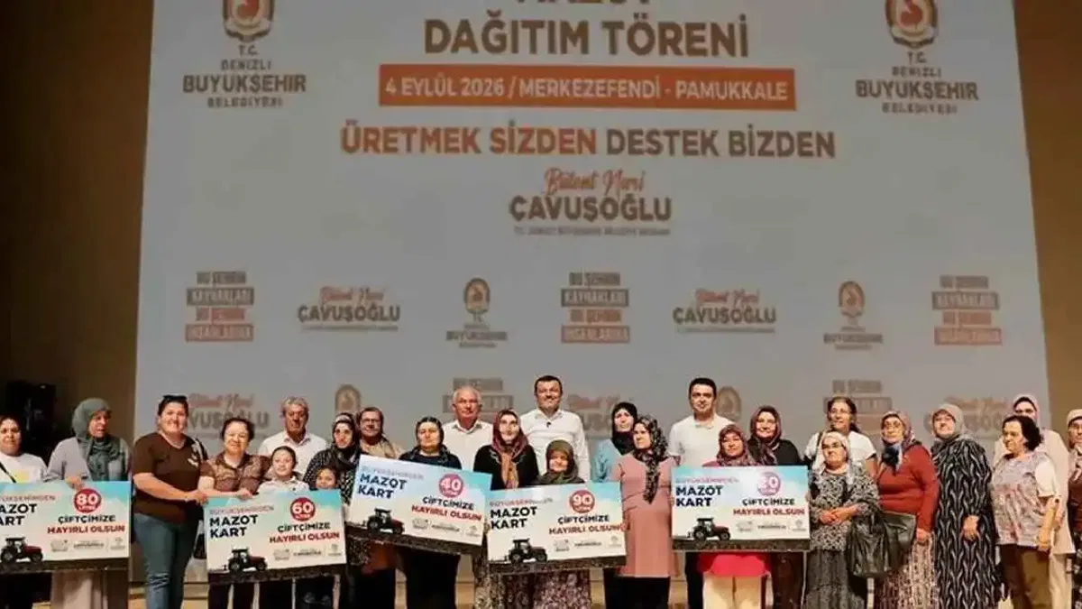 Denizli’de üreticiye mazot desteği tamamlandı