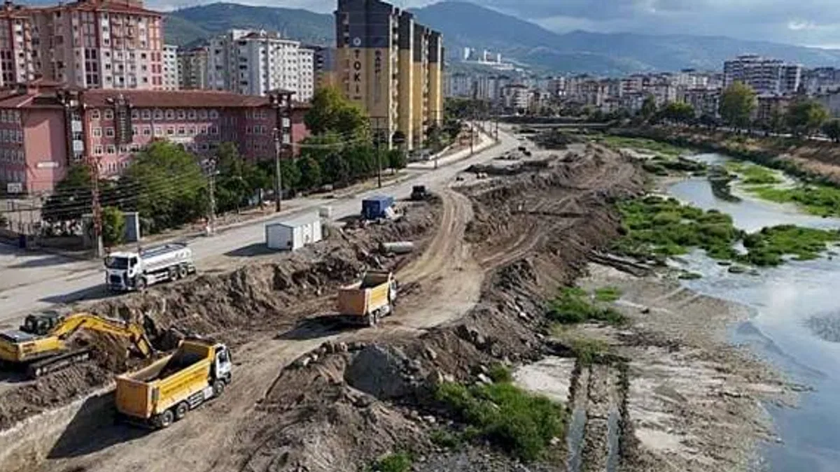 Canik'e Yeni Gerdanlık: Mert Irmağı Islahı Devam Ediyor