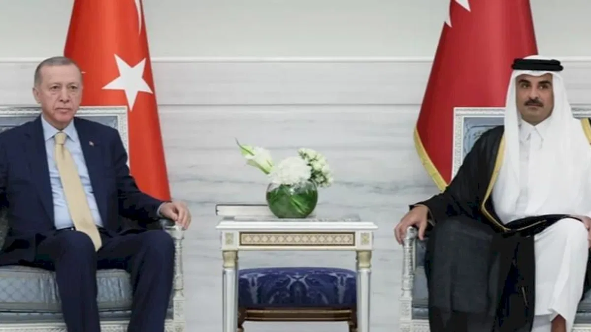Cumhurbaşkanı Erdoğan ile Katar Emiri Al Sani görüştü