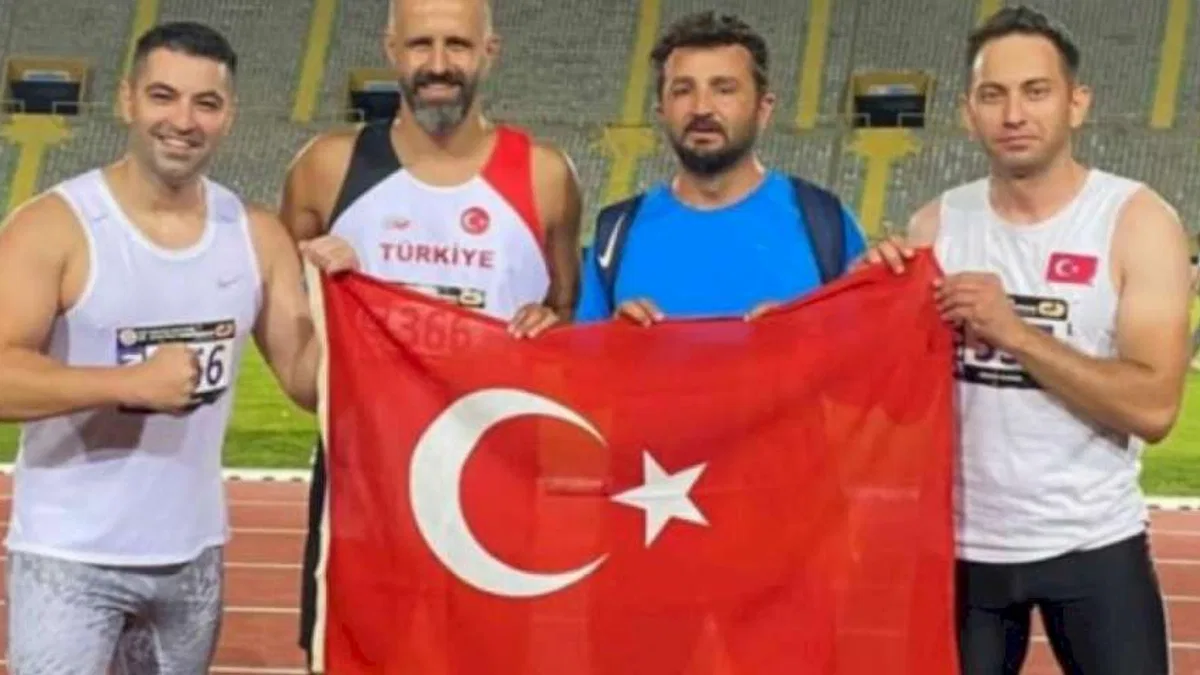Mardin'deki polis atletizmde Balkan Şampiyonu