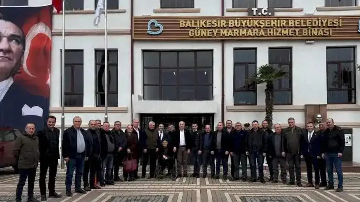 Balıkesir Büyükşehir Bandırmalı muhtarları ağırladı