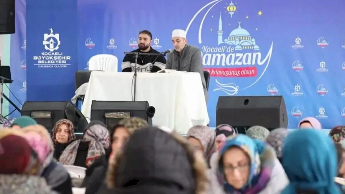 Gebze’de Ramazan ayı mukabele ile taçlanıyor