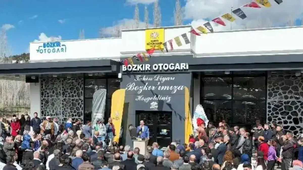 Başkan Altay Bozkır Otogarı ve İtfaiye Merkezi’ni açtı