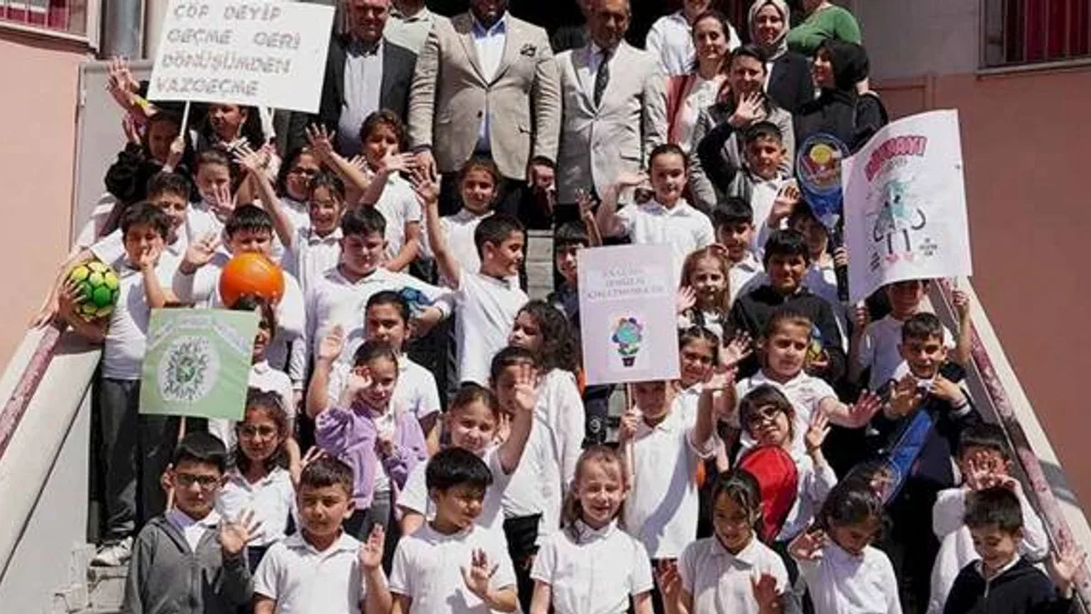 Ankara'da çocuklara çevre koruma ve geri dönüşüm bilinci aşılandı