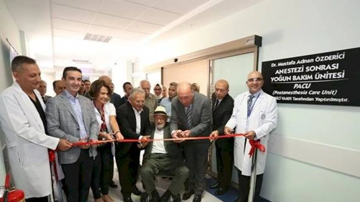 Dr. Mustafa Adnan Özderici Yoğun Bakım Ünitesi açıldı
