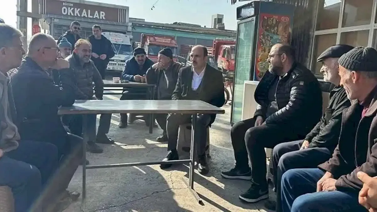 Uğur İbrahim Altay Konya esnafıyla buluştu