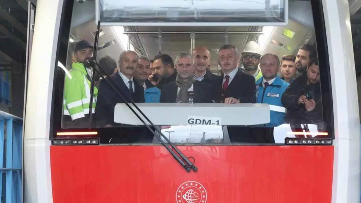 Kocaeli'nin ilk metrosunda geri sayım