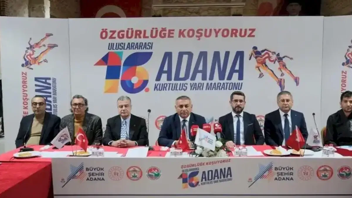 16. Uluslararası Adana Kurtuluş Yarı Maratonu yarın koşulacak