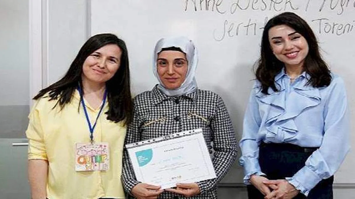 Anne Destek Programı Sertifika Töreni İle Sona Erdi