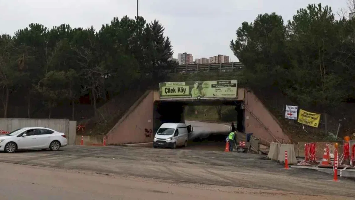 Kocaeli Alikahya’daki menfez yeniden trafiğe açıldı