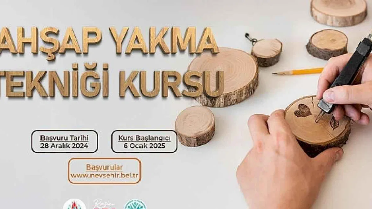 Ahşap Yakma Tekniği Kursu Başlıyor