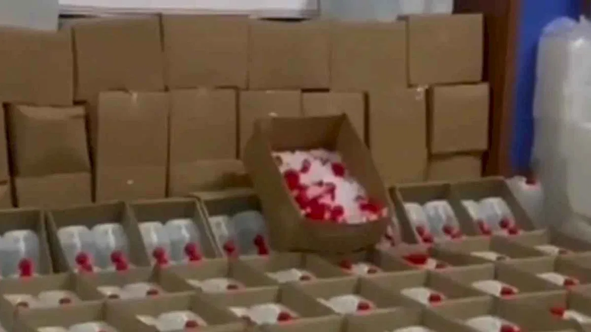 28 bin 400 litre sahte alkol ele geçirildi!
