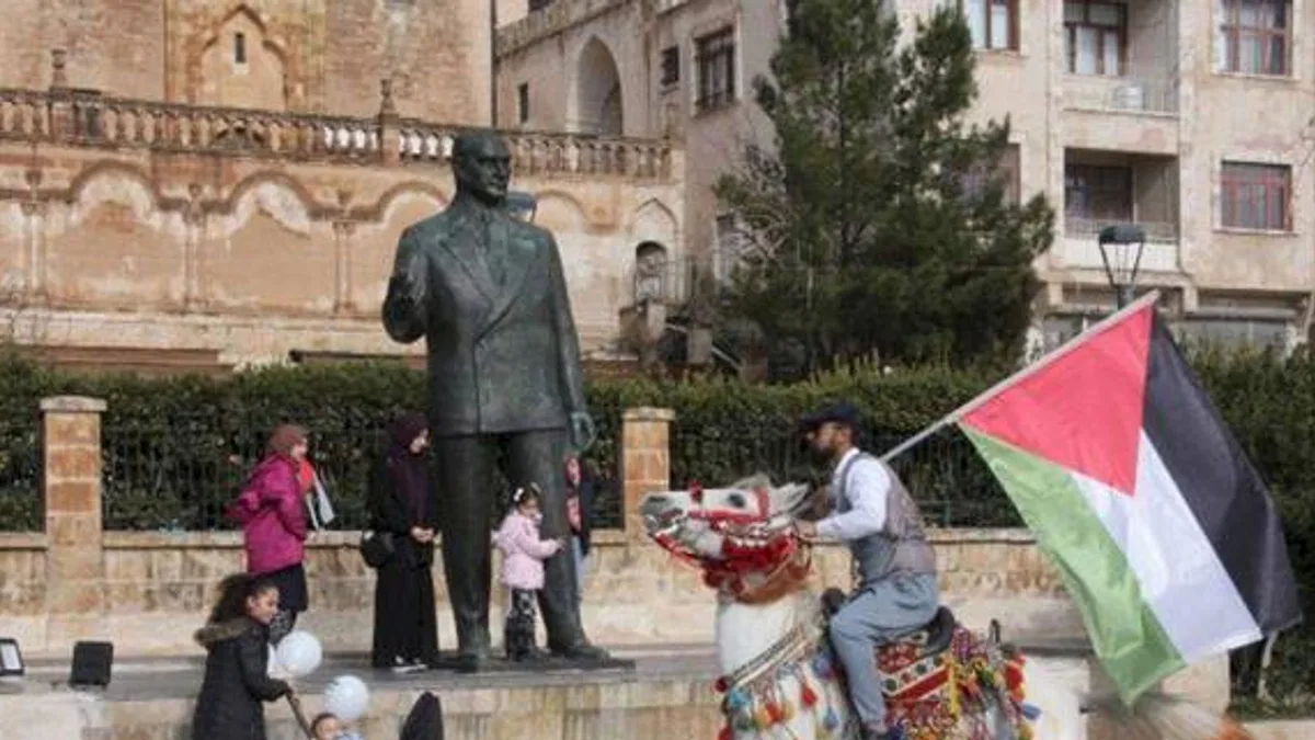 Mardin'de 5 dilde teröre ve İsrail’e tepki