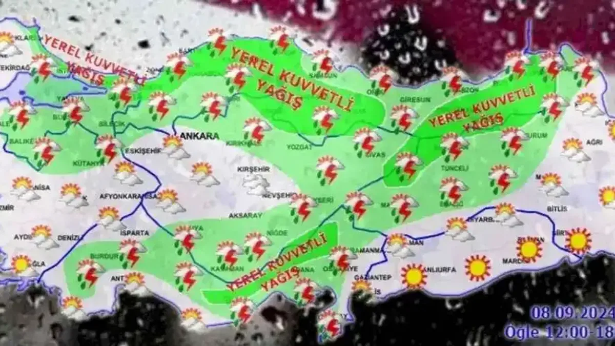 Bugün şemsiyeniz yanınızda bulunsun!