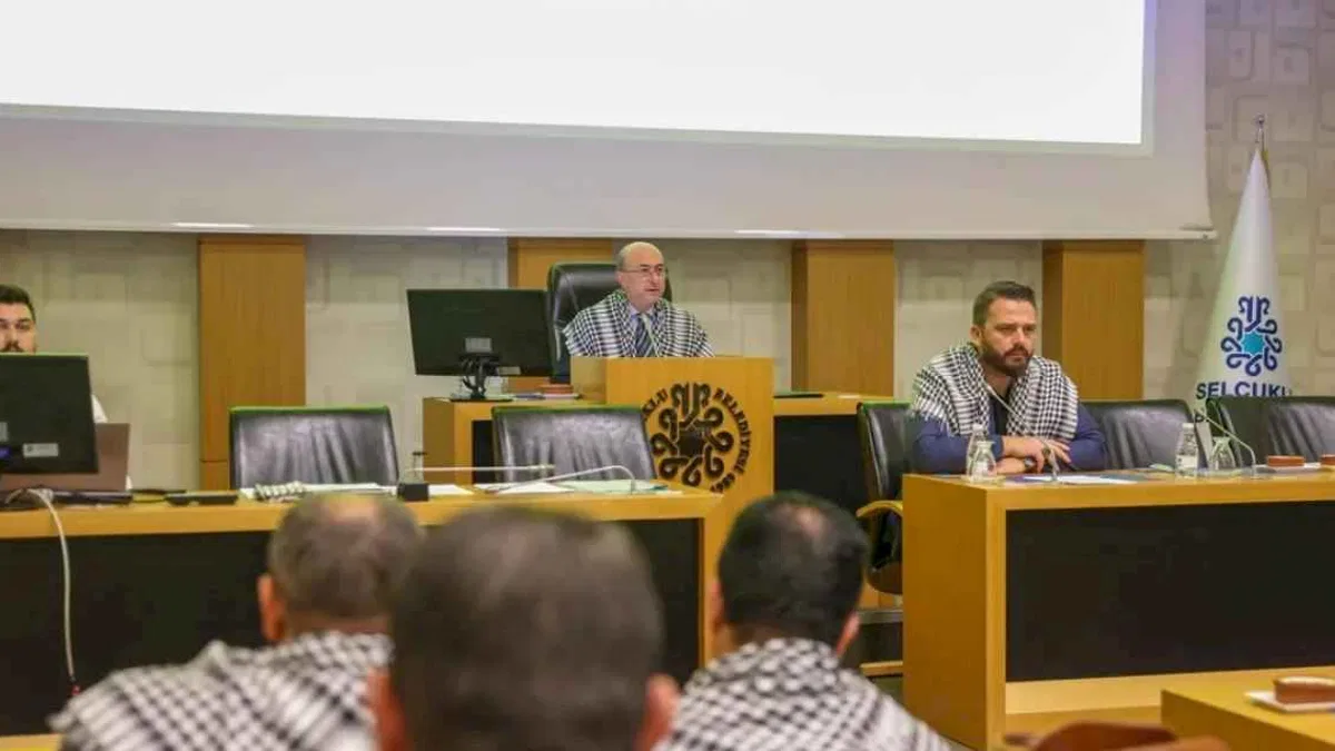 Konya Selçuklu'dan Filistin ve Gazze'ye tam destek